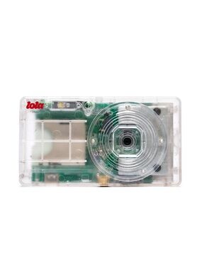 Lola Clear Shell Digital Camera + SD Card and Card Adapter